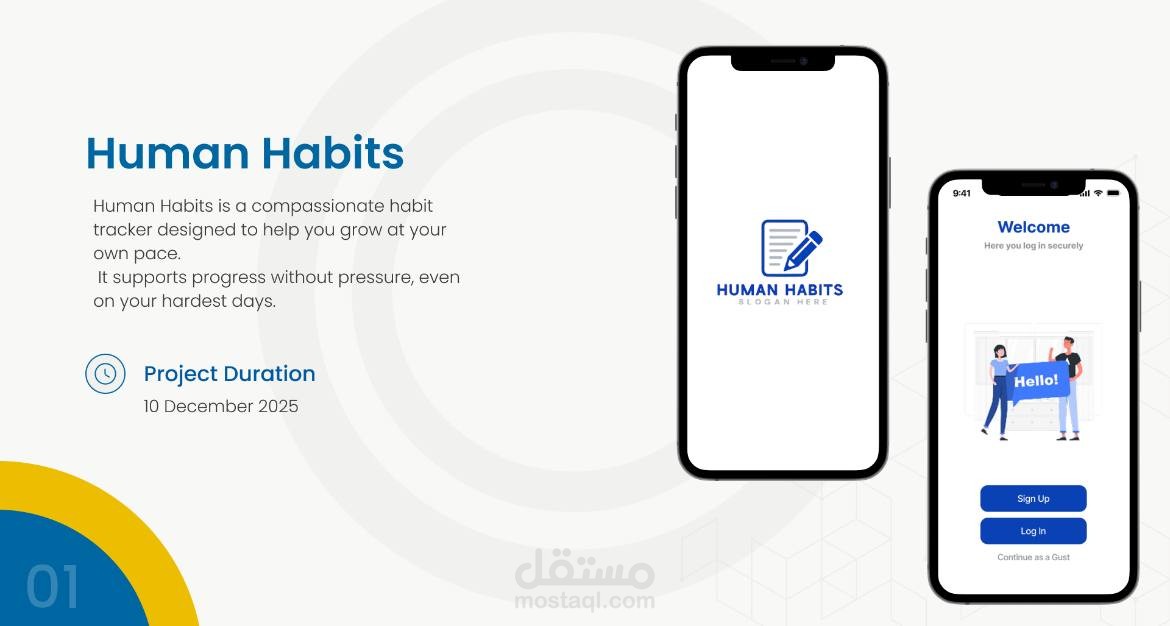طبيق هابيت تراكر – تصميم واجهة وتجربة المستخدم لتطبيق تتبع العادات