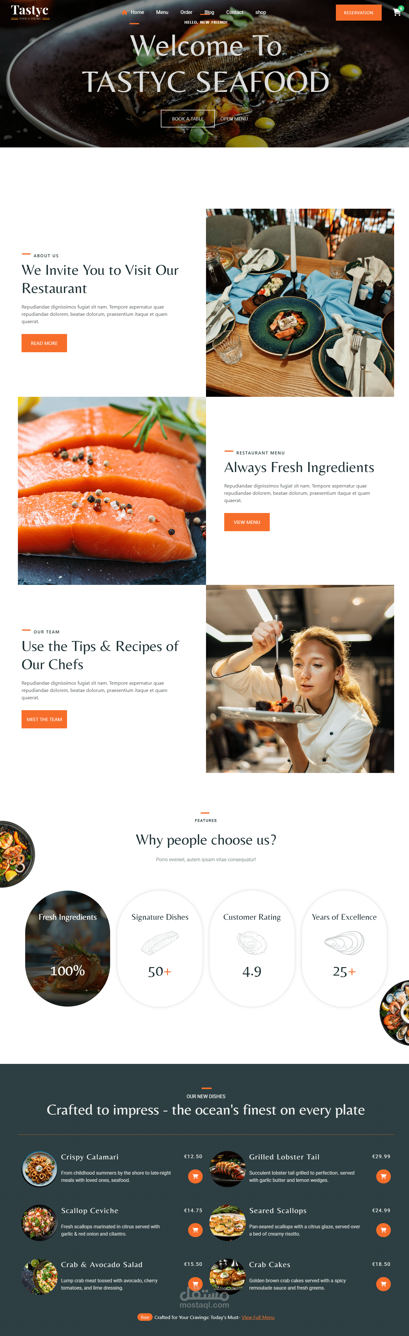 Restaurant App Project | Online Menu & Ordering System