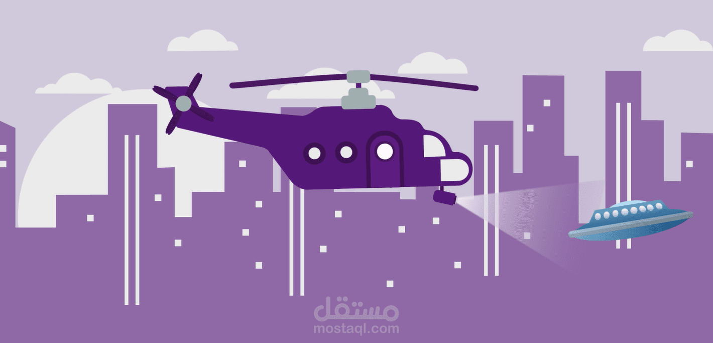 الطائرة والطبق الطائر