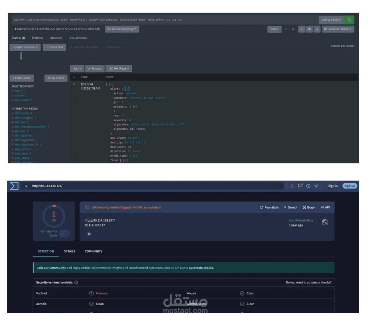 Zeus Banking Trojan Detection Project