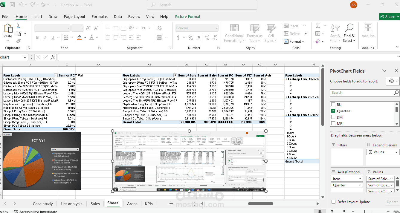 تحليل البيانات باستخدام مايكروسوفت اكسيل