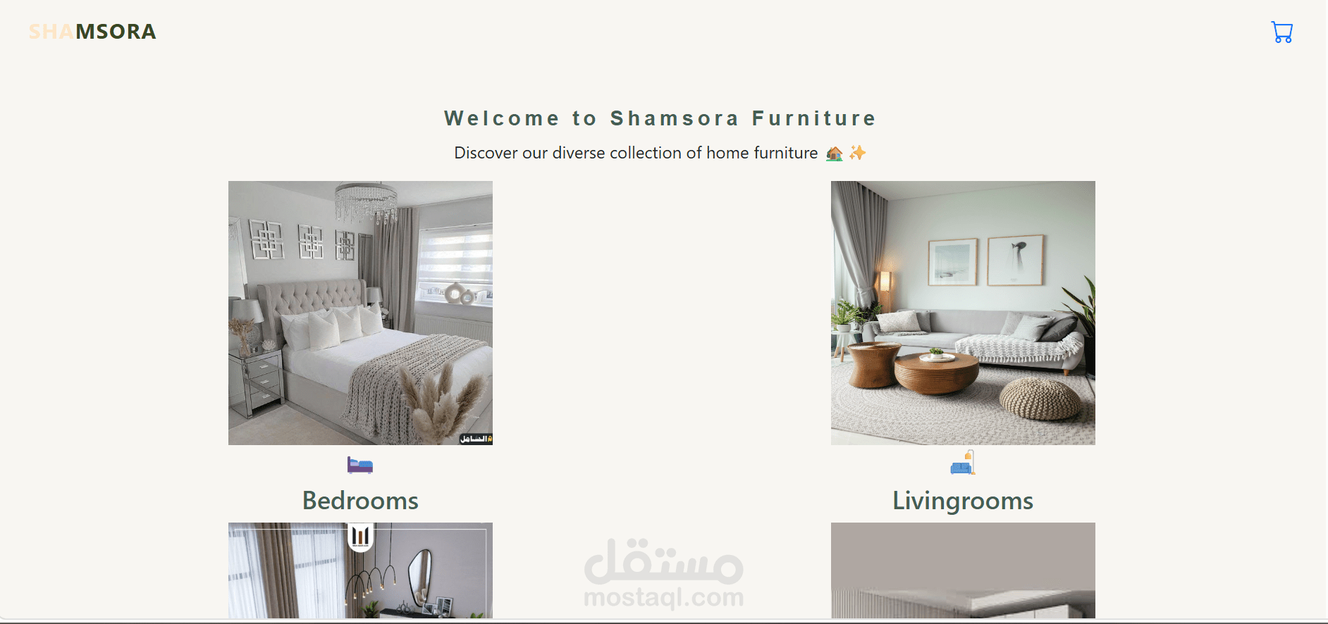 Full Furniture Website (UI/UX + Frontend Development)