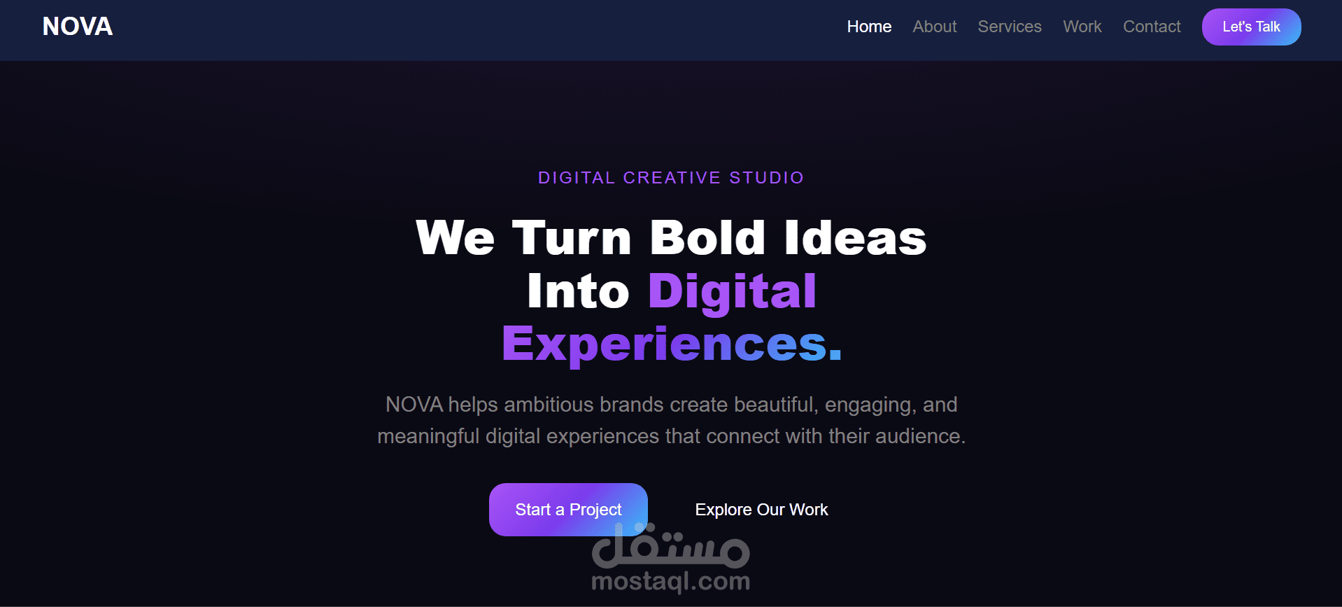 Modern Responsive Landing Page | HTML & CSS