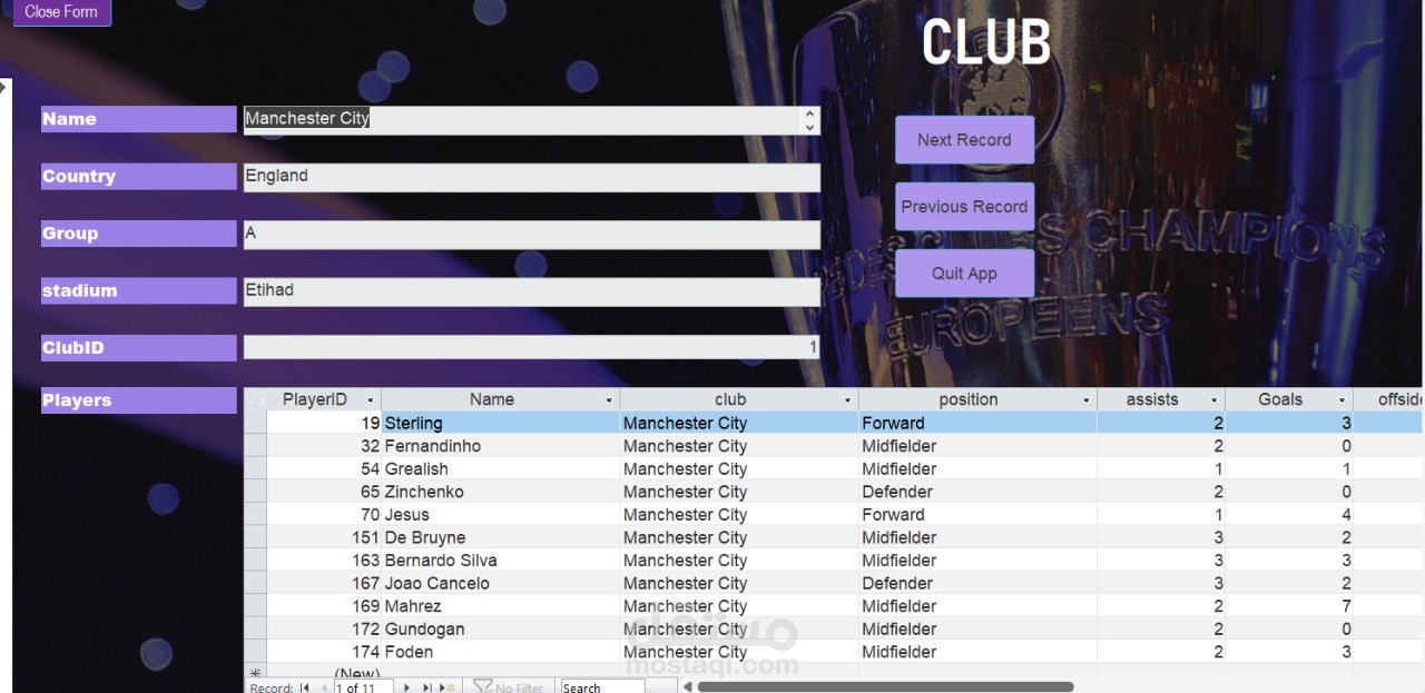 UEFA Champions League Information System