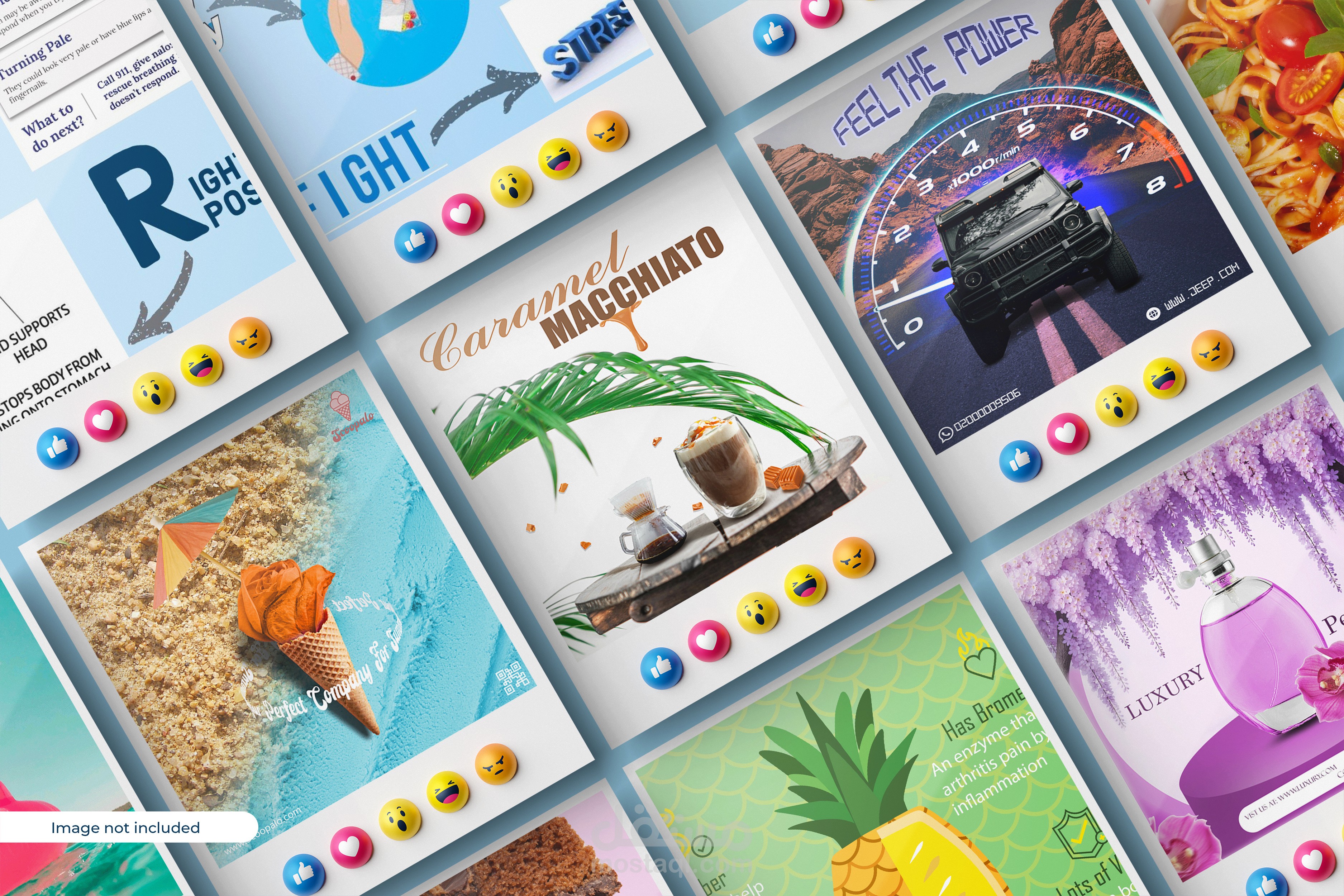 تصميمات Social media