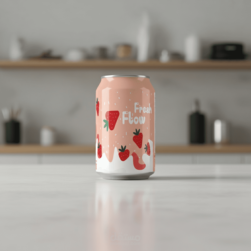 تصميم غلاف لعصير