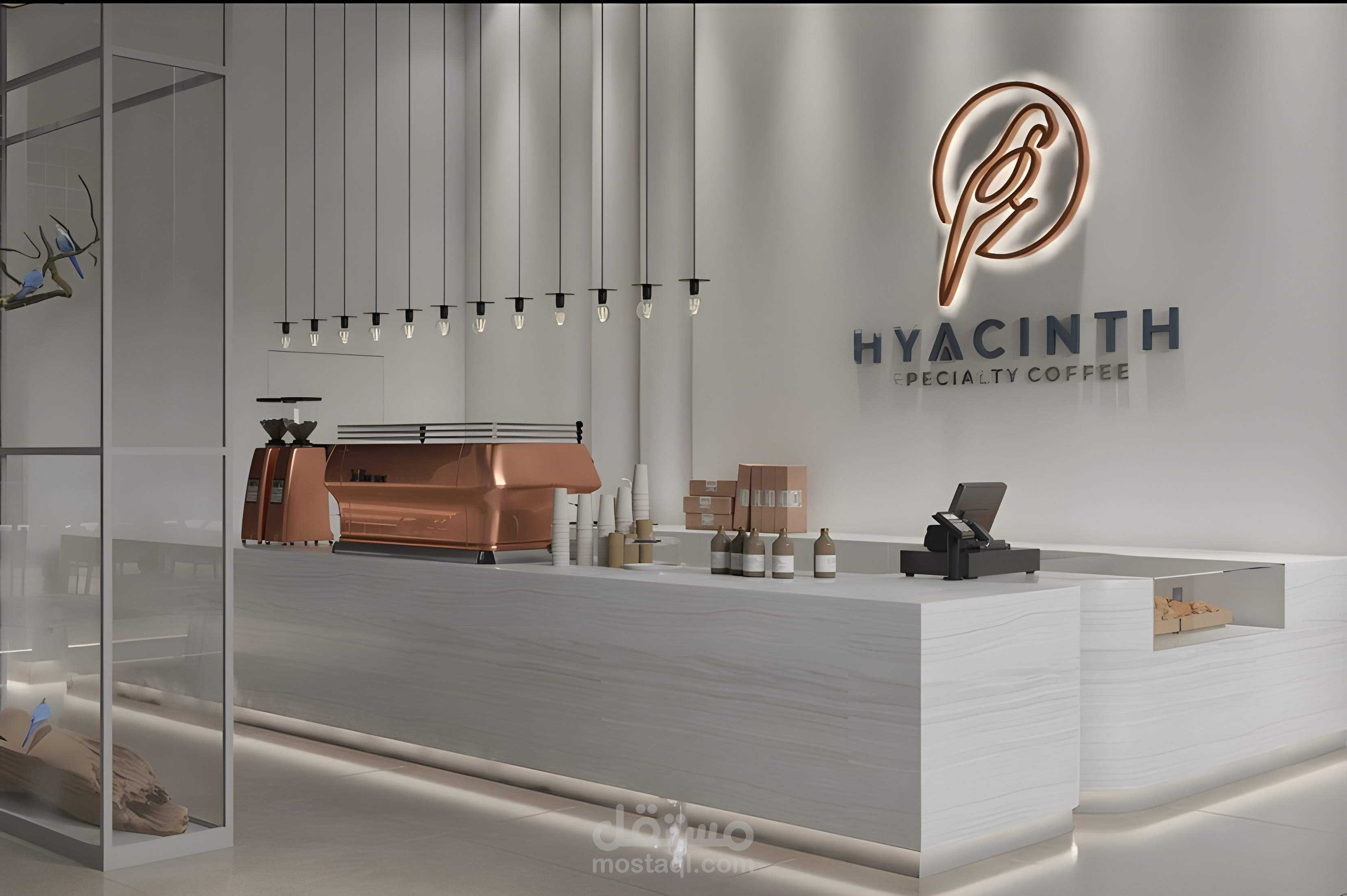 تصميم داخلي لكوفي  بالرياض