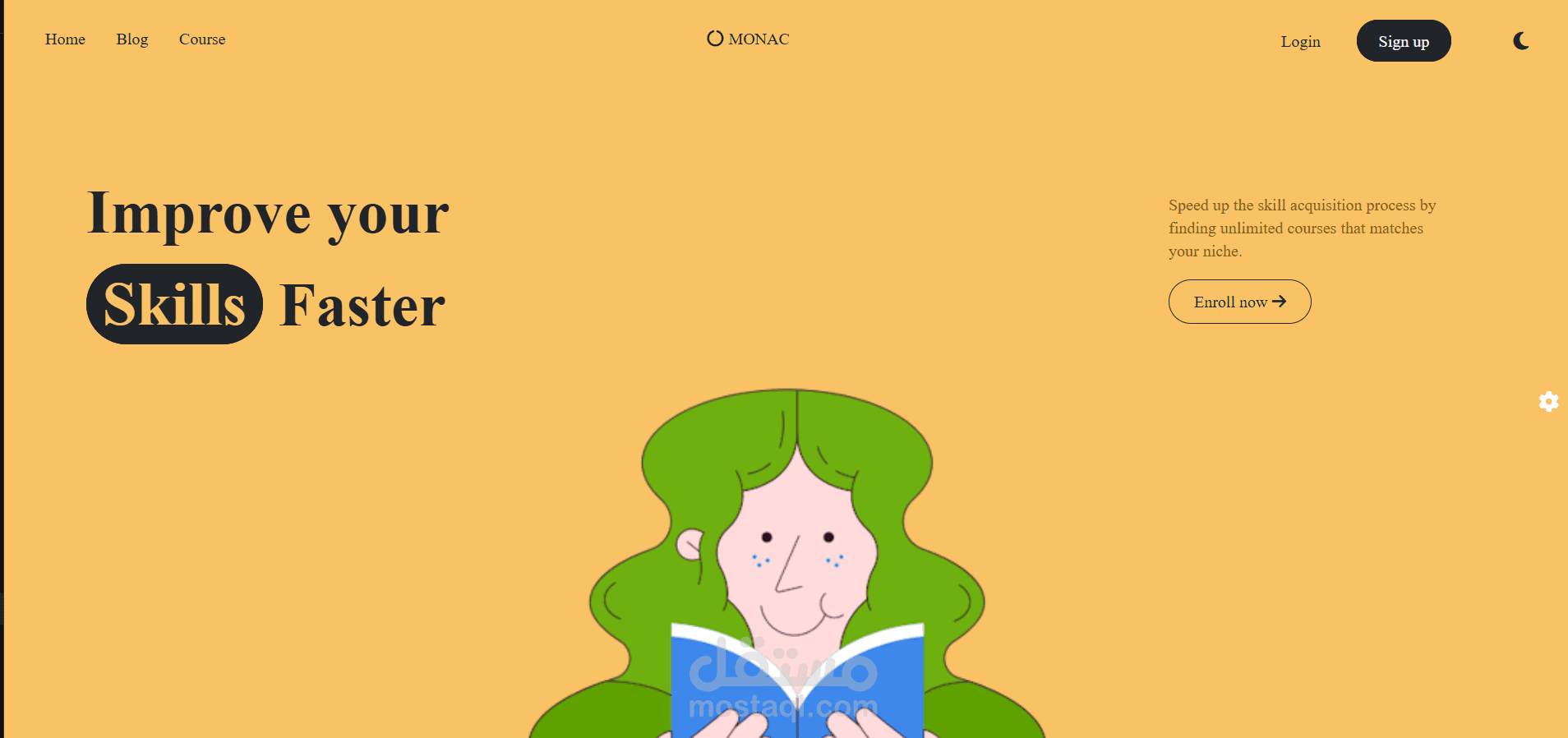 website page