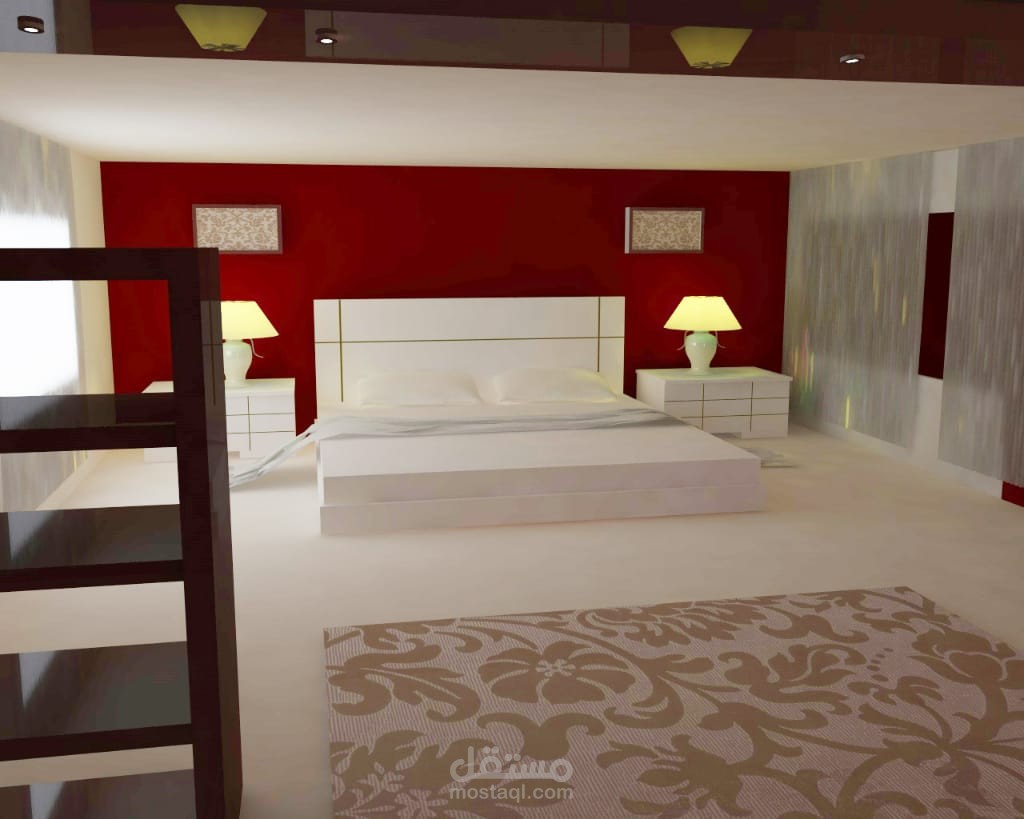 Modern bedroom internal design