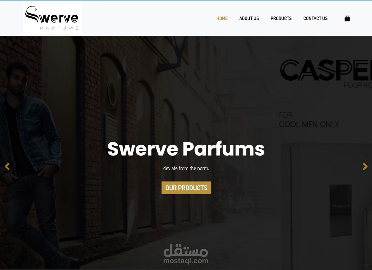 موقع الكتروني ومتجر للتعريف بشركة وعرض منتجاتها