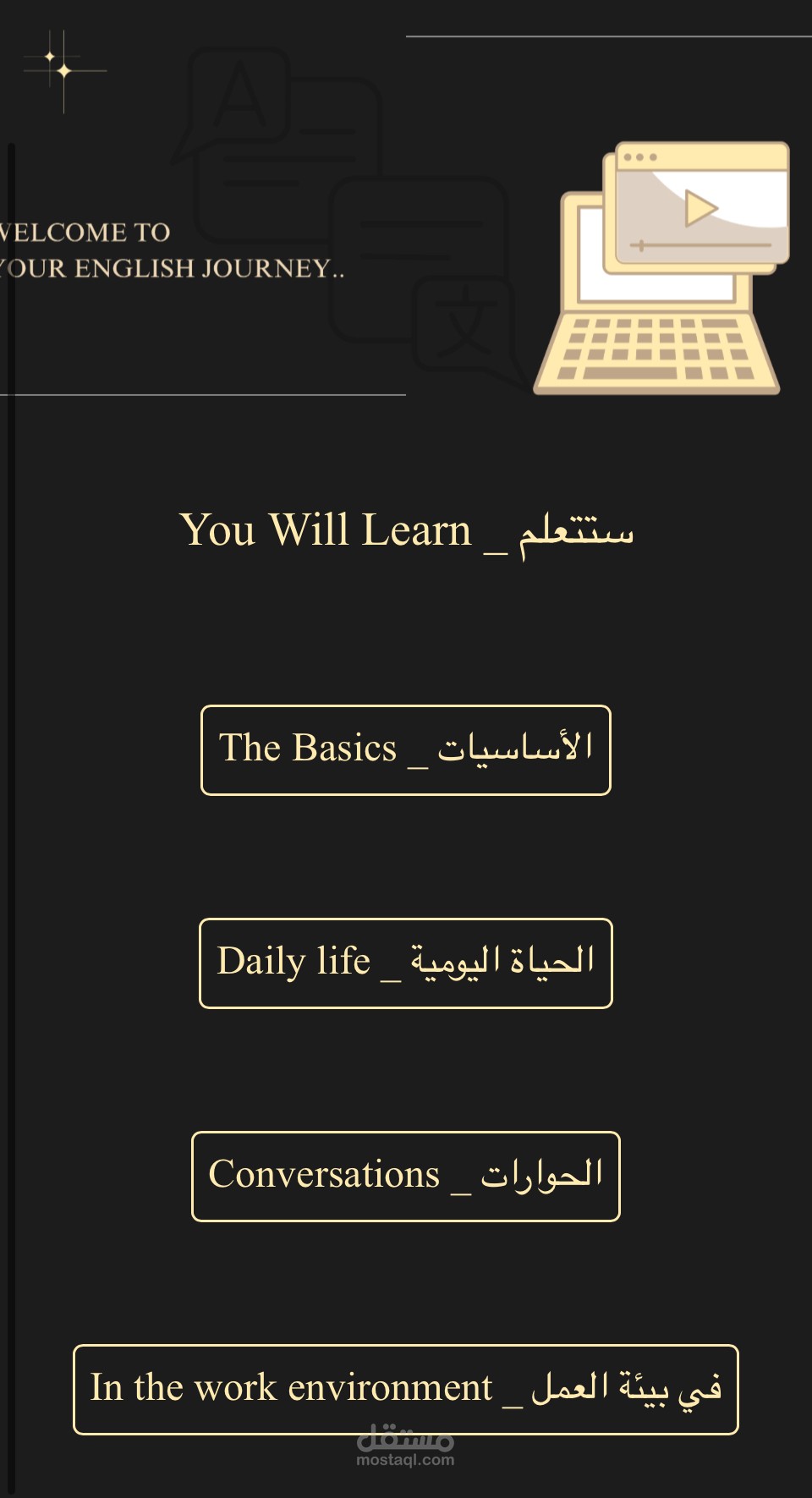 موقع إلكتروني لتعلم اللغة الإنجليزية