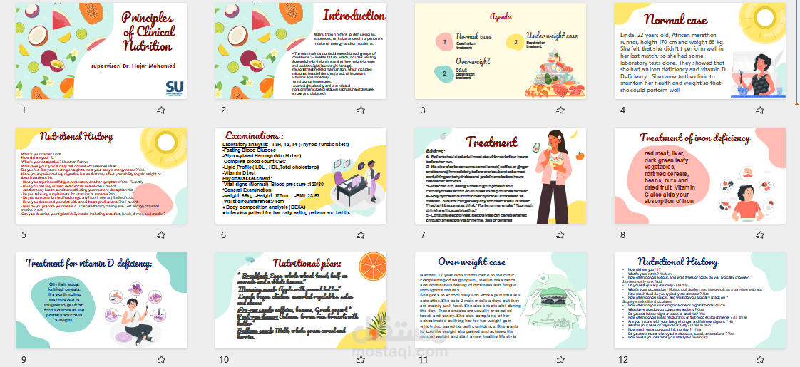 بوربوينت عن علاج 3 حالات تغذية مختلفة