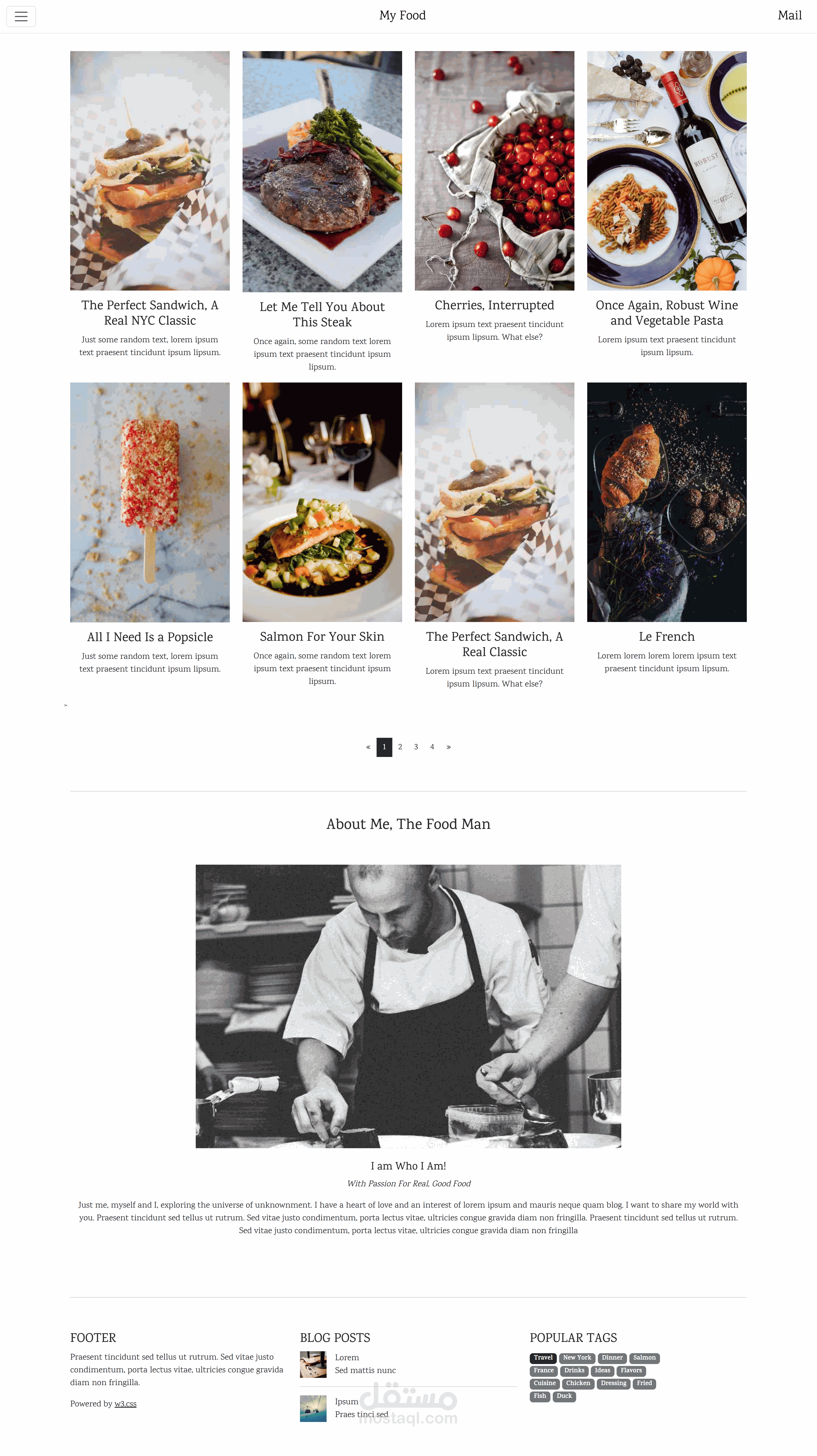 CSS temp(Restaurant menu)