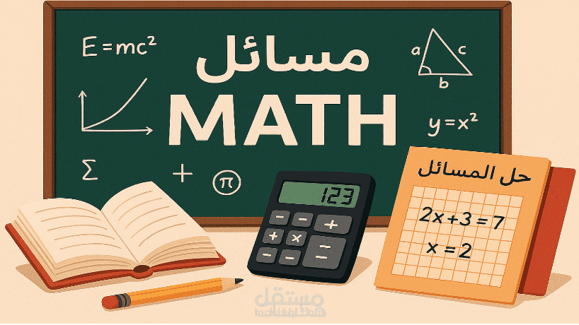 شرح الريضايات (MATH) و حل مسائل لجميع المراحل