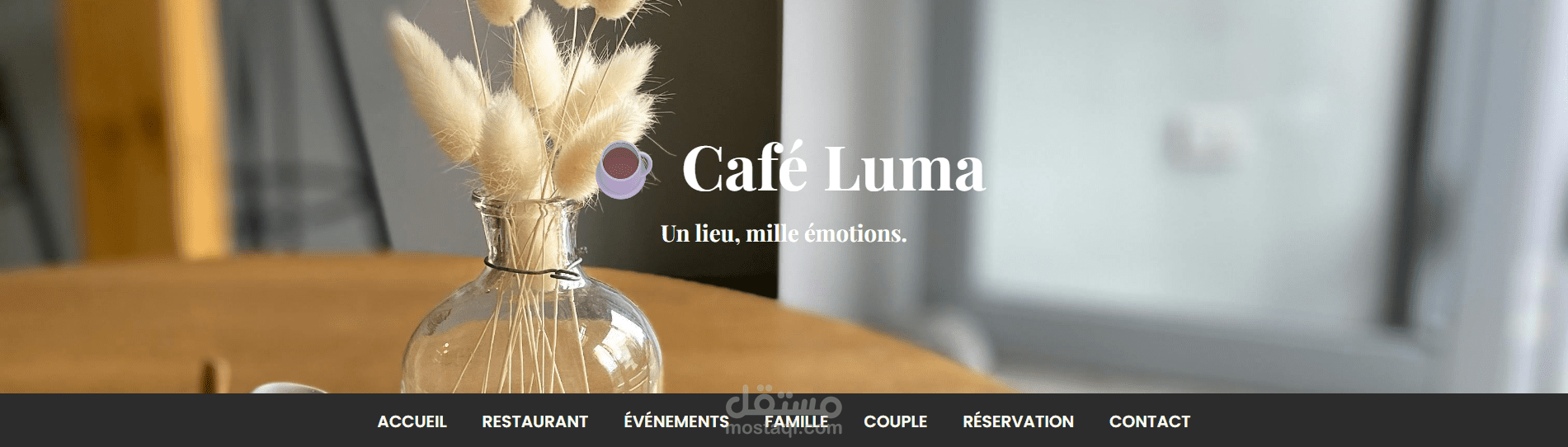 Site Web Café Luma