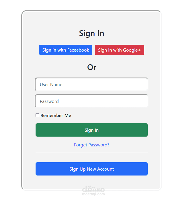 إنشاء صفحات Sign Up / Sign In عالية الجودة لموقعك