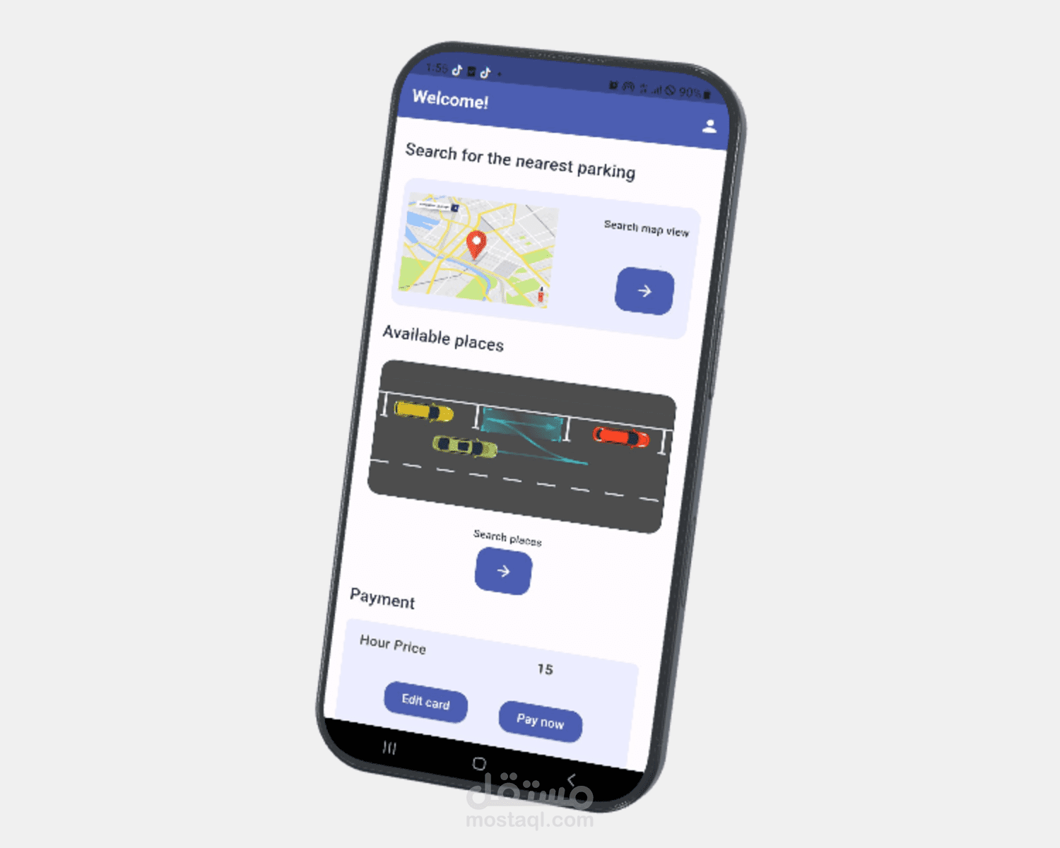 Smart Parking System – تطبيق ذكي لإدارة مواقف السيارات باستخدام Flutter