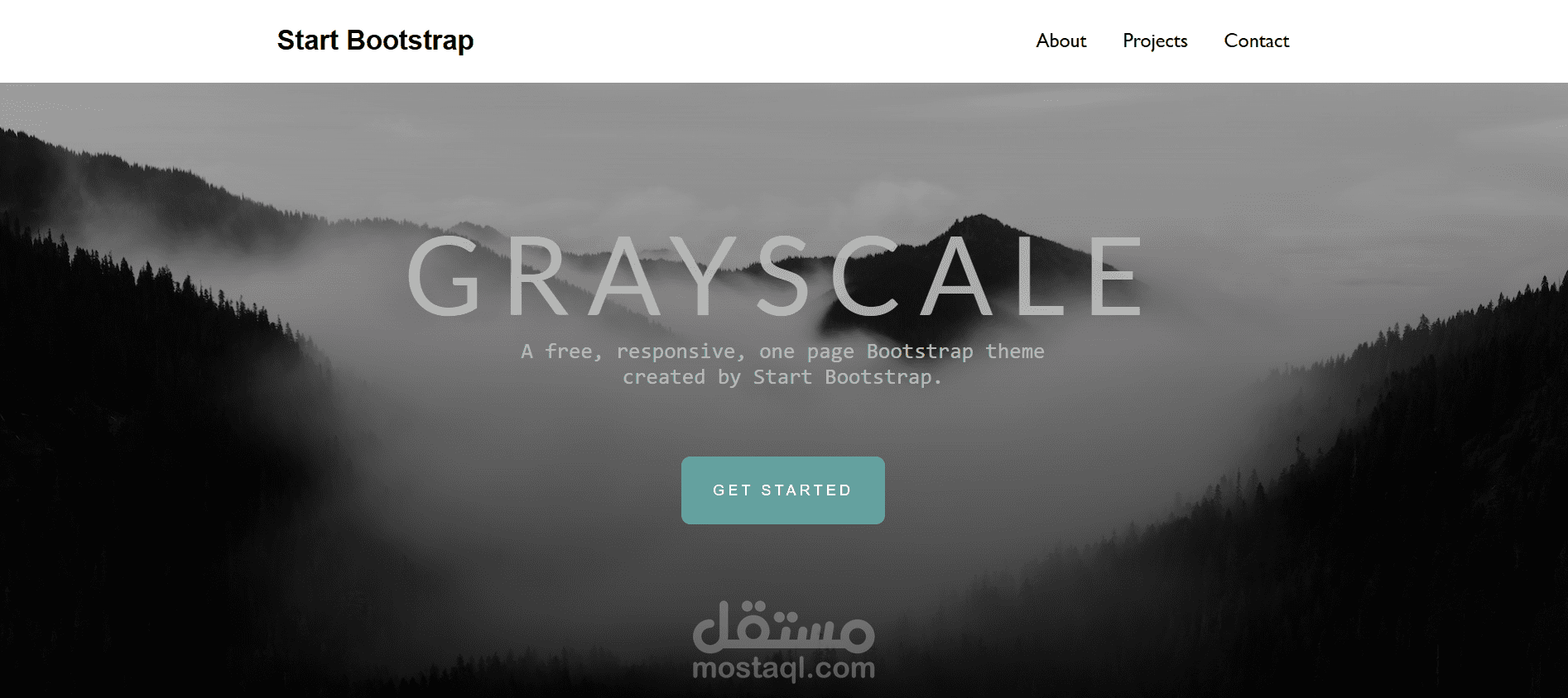 Grayscale web page