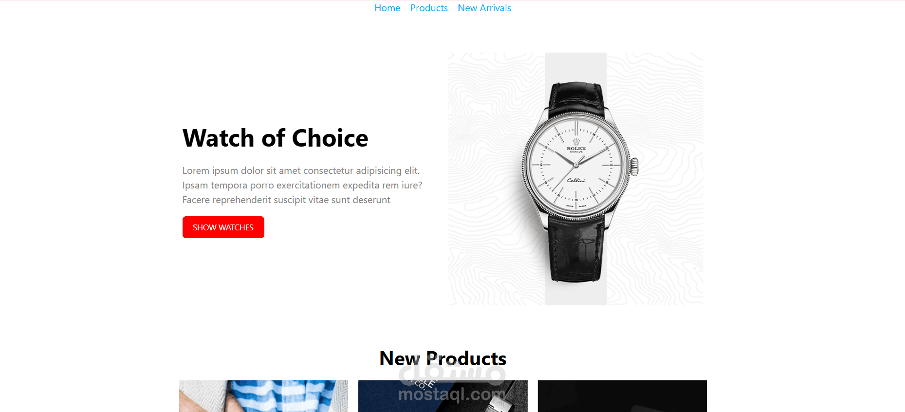 watches website