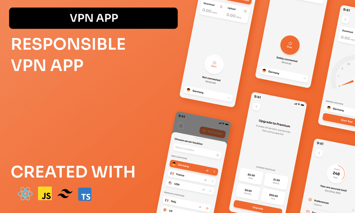 طبيق VPN حديث وسلس