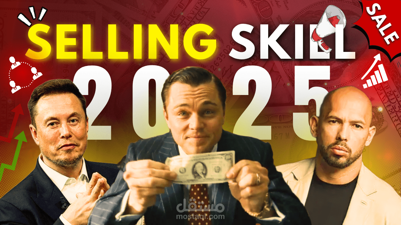 تصميم Thumbnailعن (Selling Skill)