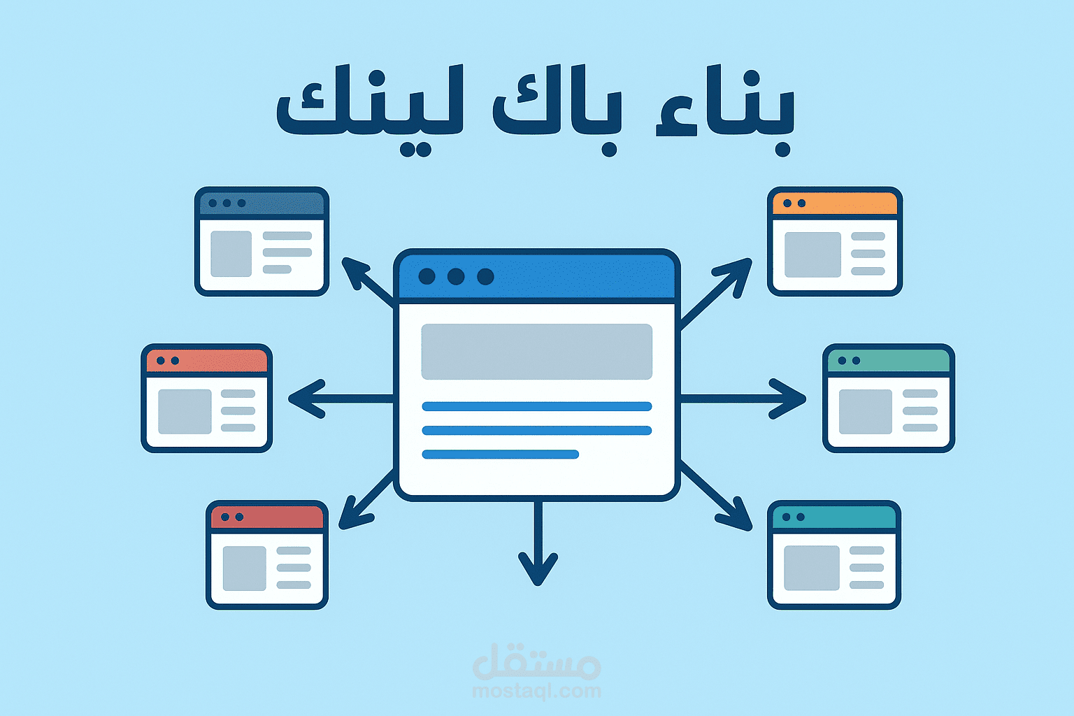 بناء باك لينك احترافي لزيادة سلطة الموقع وظهوره في جوجل