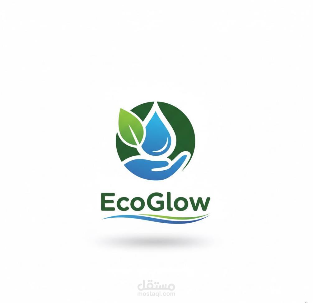 تصميم شعار لشركة "EcoGlow" للمنتجات الصديقة للبيئة