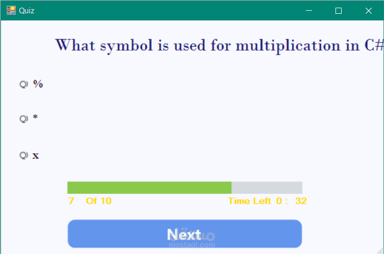 Quiz Application