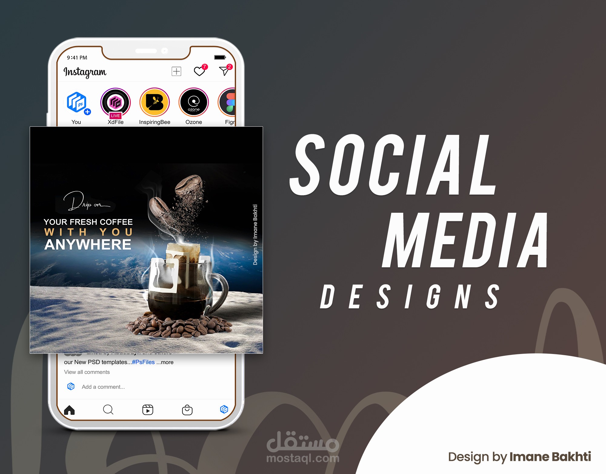 تصميم سوشيال ميديا و تصميم اعلانات تسويقية