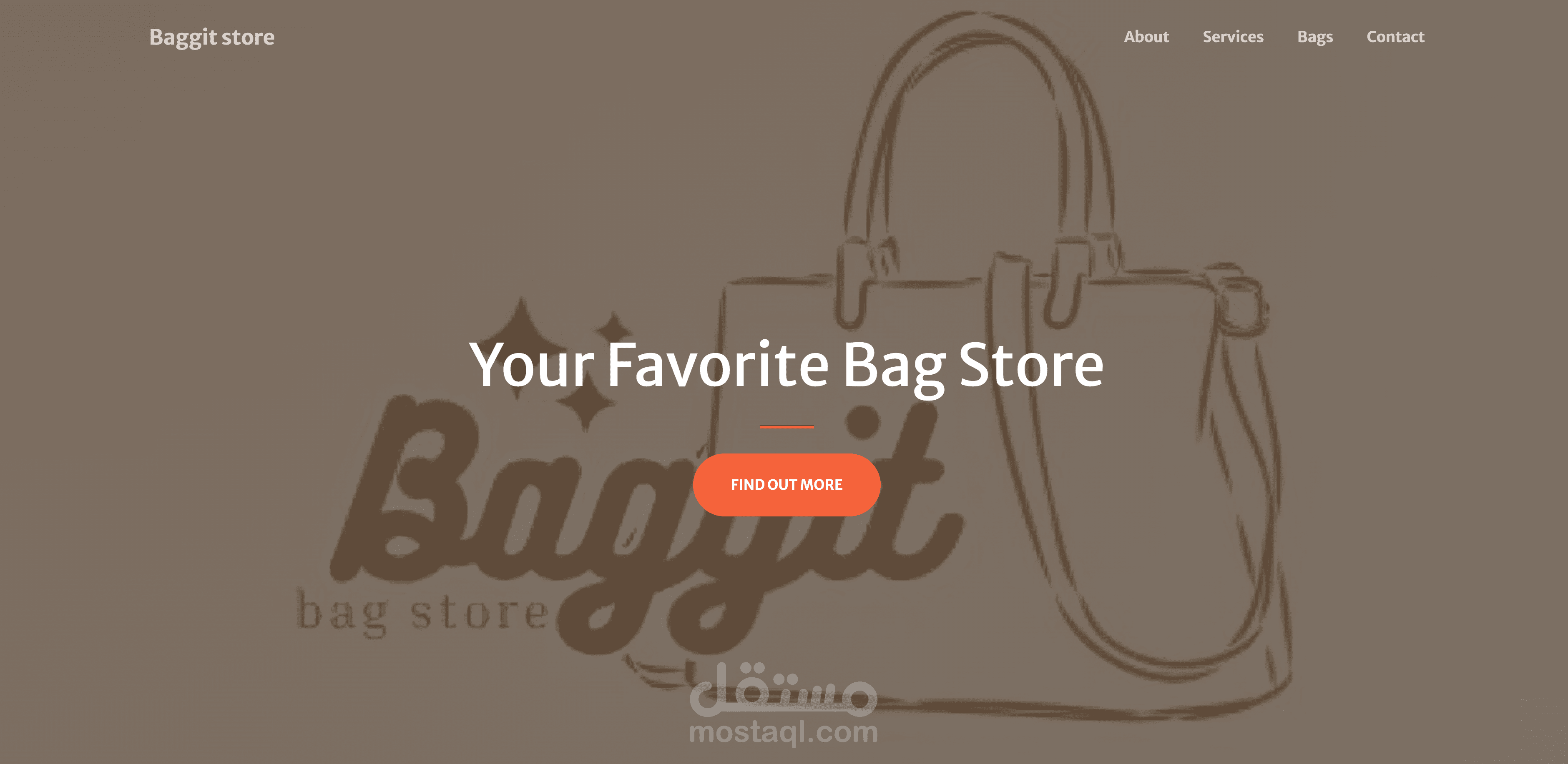 landing page