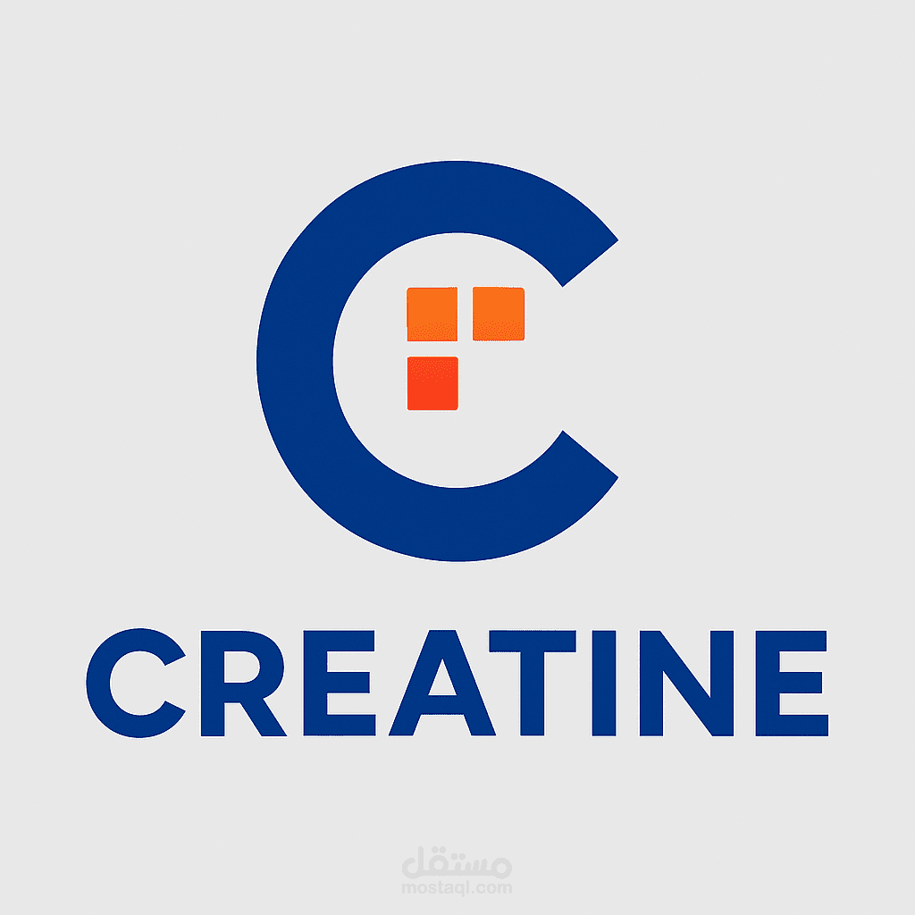 تصميم لوجو شركه CREATINE