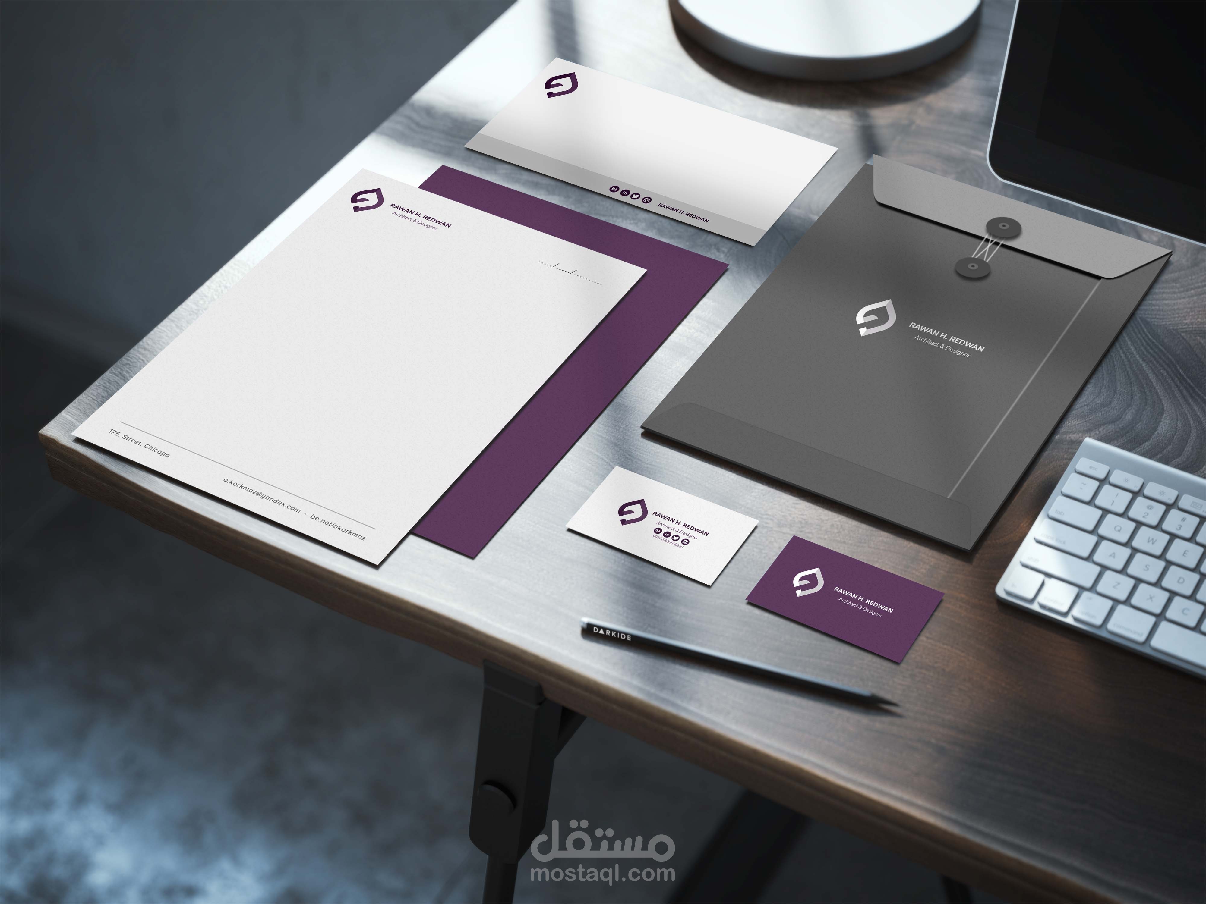 تصميم بطاقة شخصية