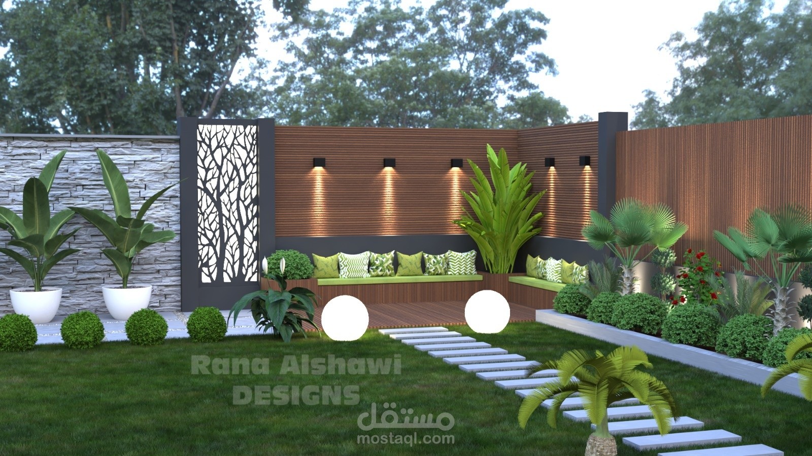 تصاميم حدائق مميزة