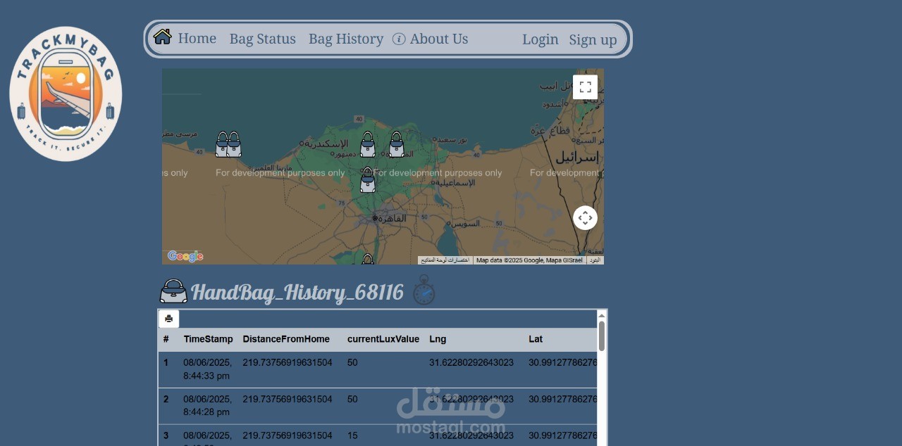 IoT Bag Monitoring Application - Real Time Tracking and Alerts