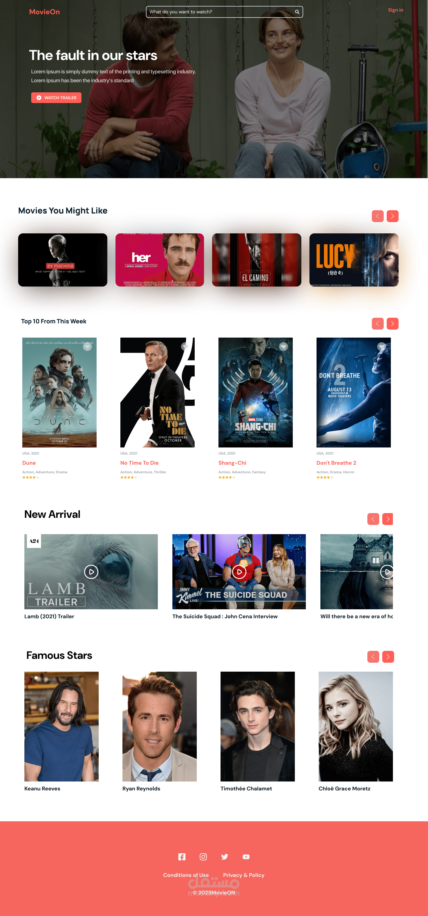 movies home page