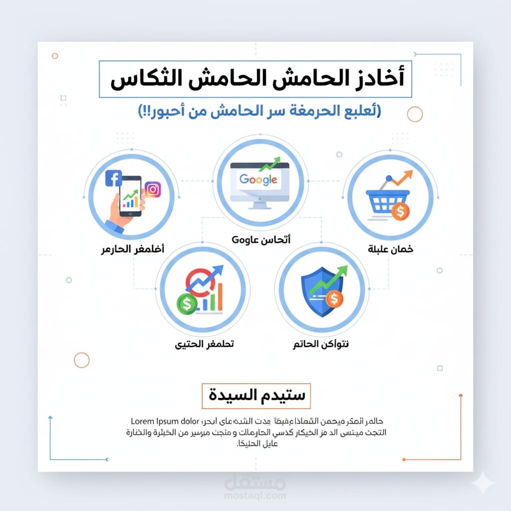 إدارة حملات إعلانية على السوشيال ميديا وجوجل عنوان العمل: إدارة حملات إعلانية ناجحة (فلوسك في الإعلانات مش هتروح هدر!)