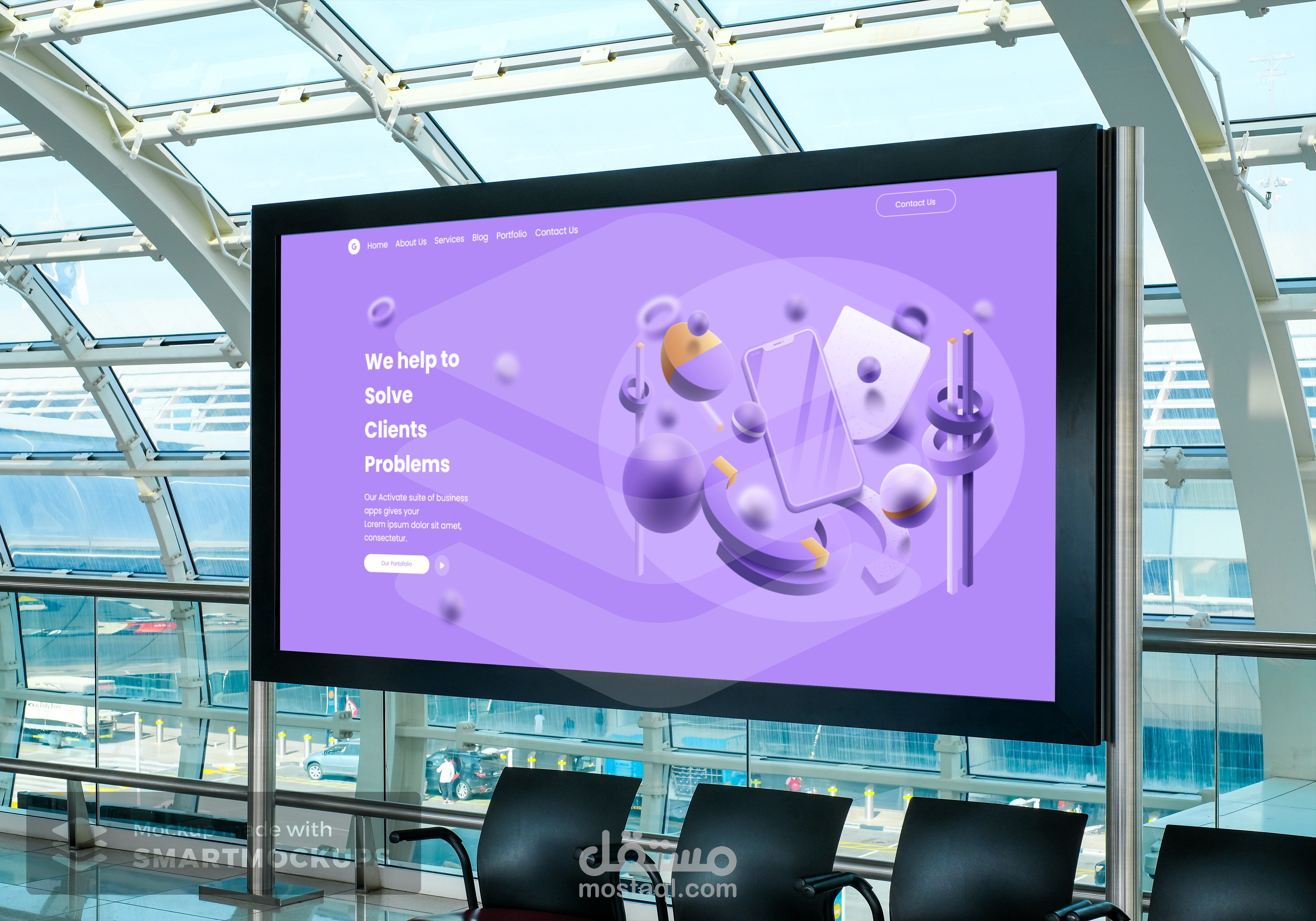 برمجة وتصميم ويب لشركة تسويق_marketing&proproblems_solving web