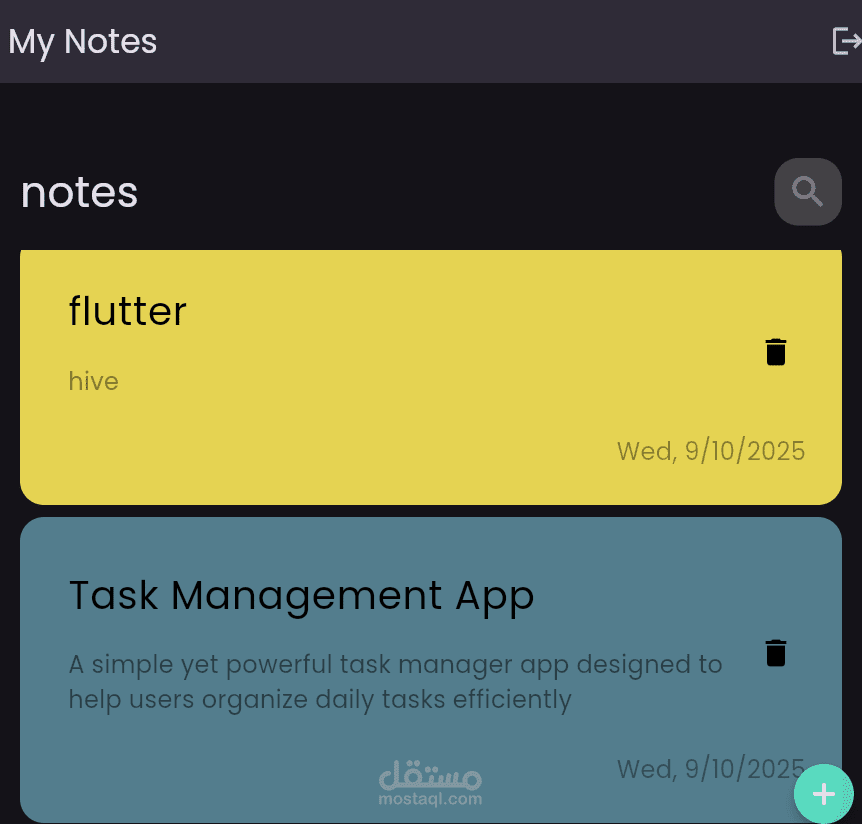 Notes App