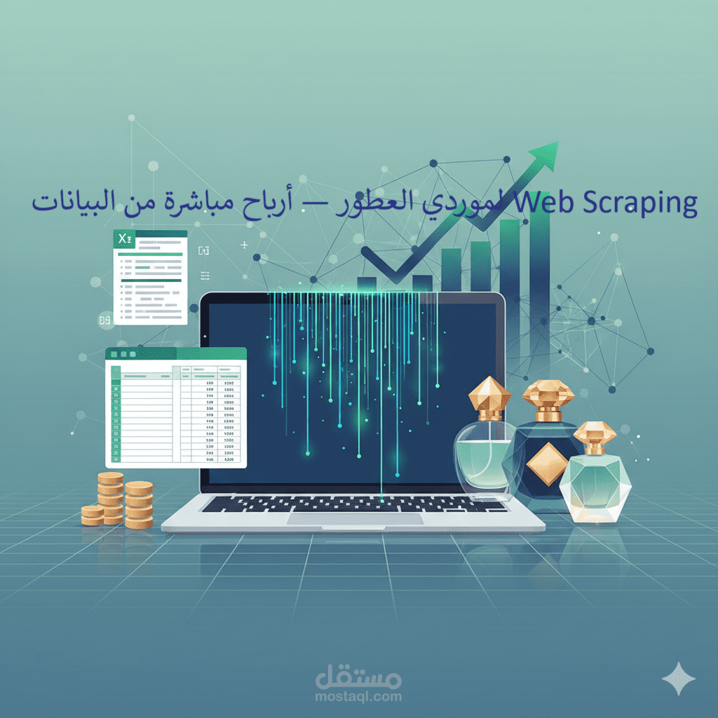 مشروع Web Scraping قاعدة بيانات موردي العطور و استثمار ذكي