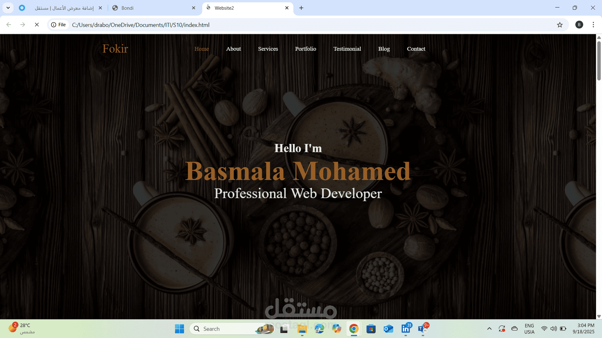 project With HTML,CSS