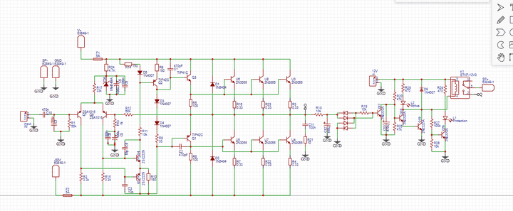 180w class AB amplifier