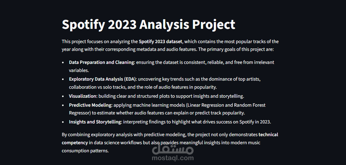 Spotify 2023 Analysis Project