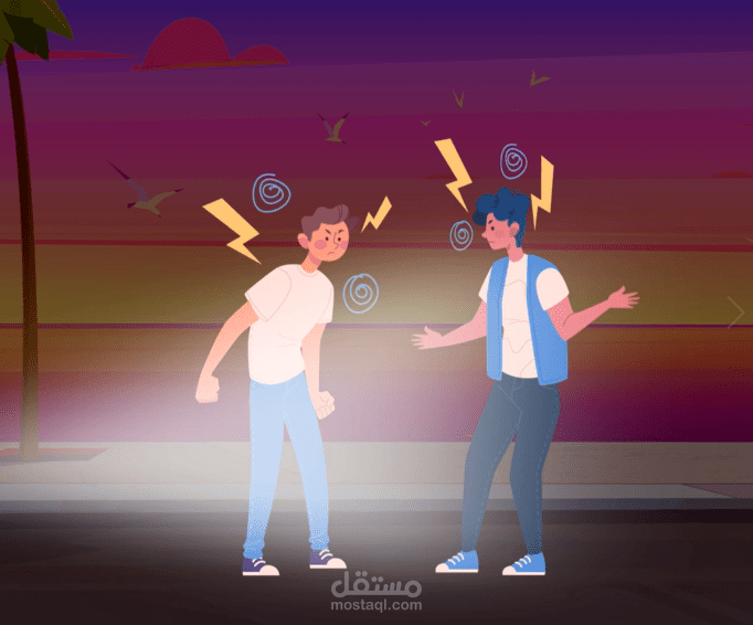 فيديو موشن جرافيك طريف