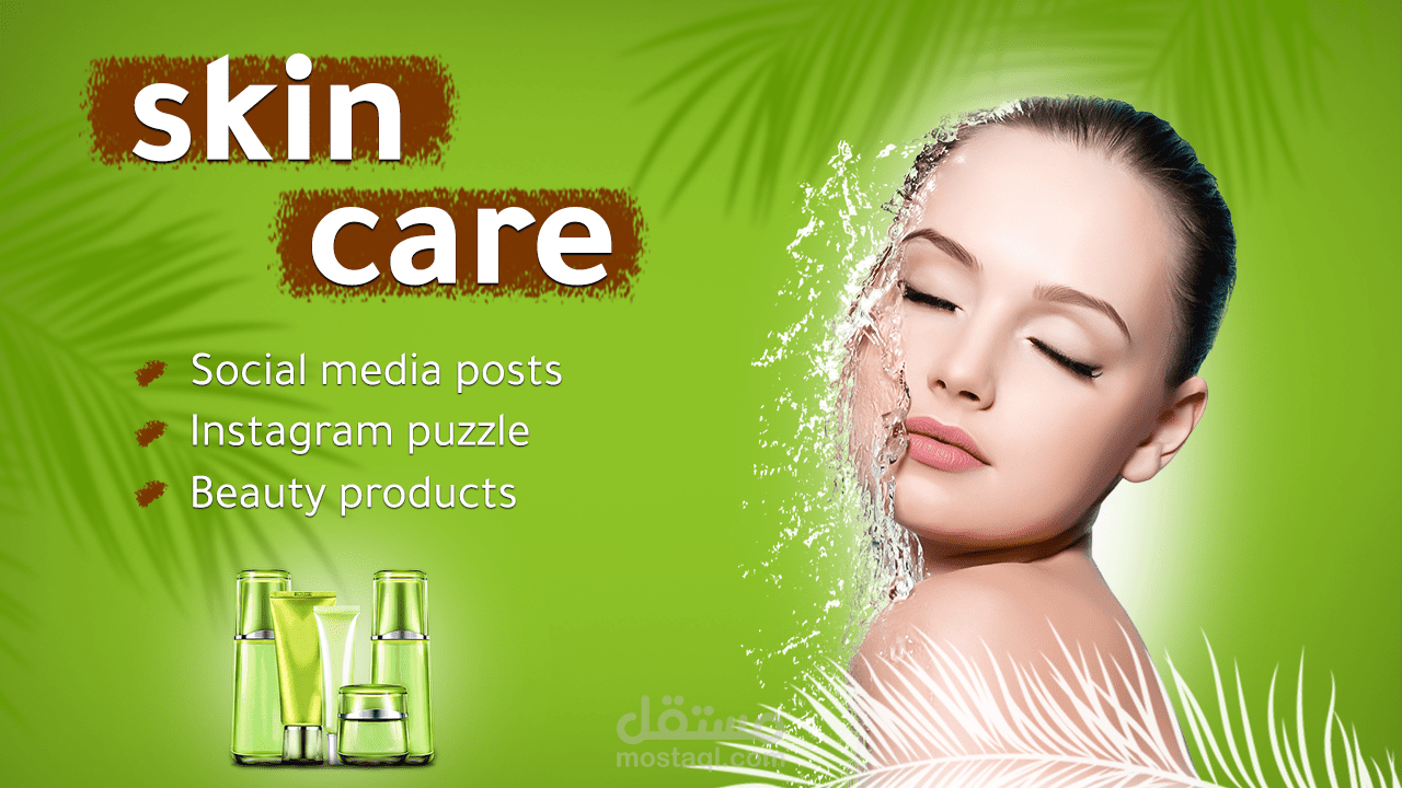 Puzzle of posts/ Social media designs