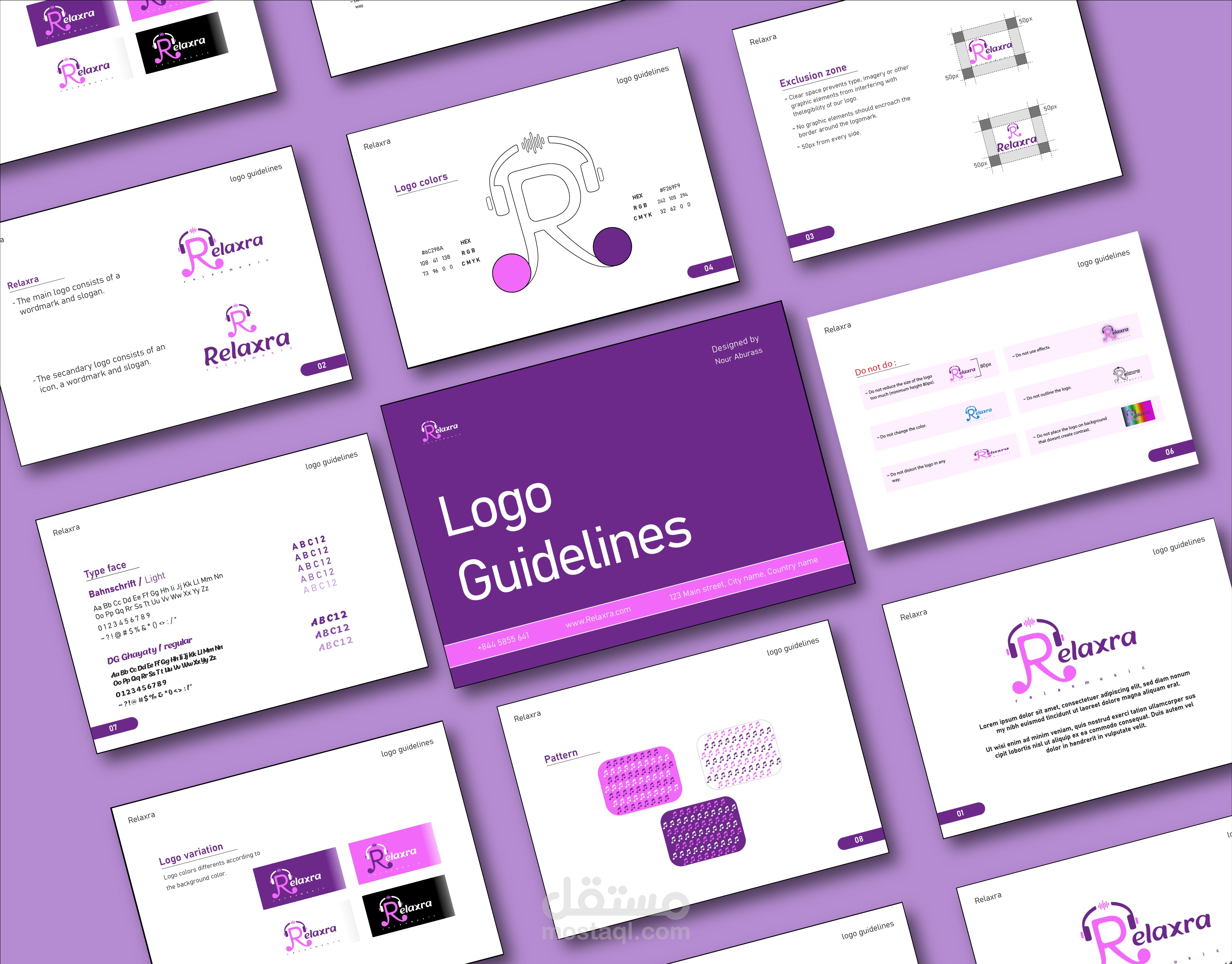Logo Guidelines / Relaxra App Logo