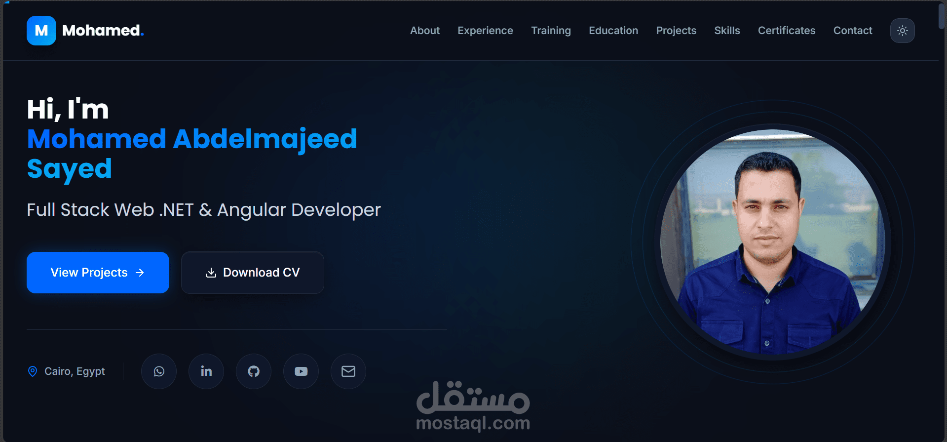معرض اعمالى (My Portfolio)