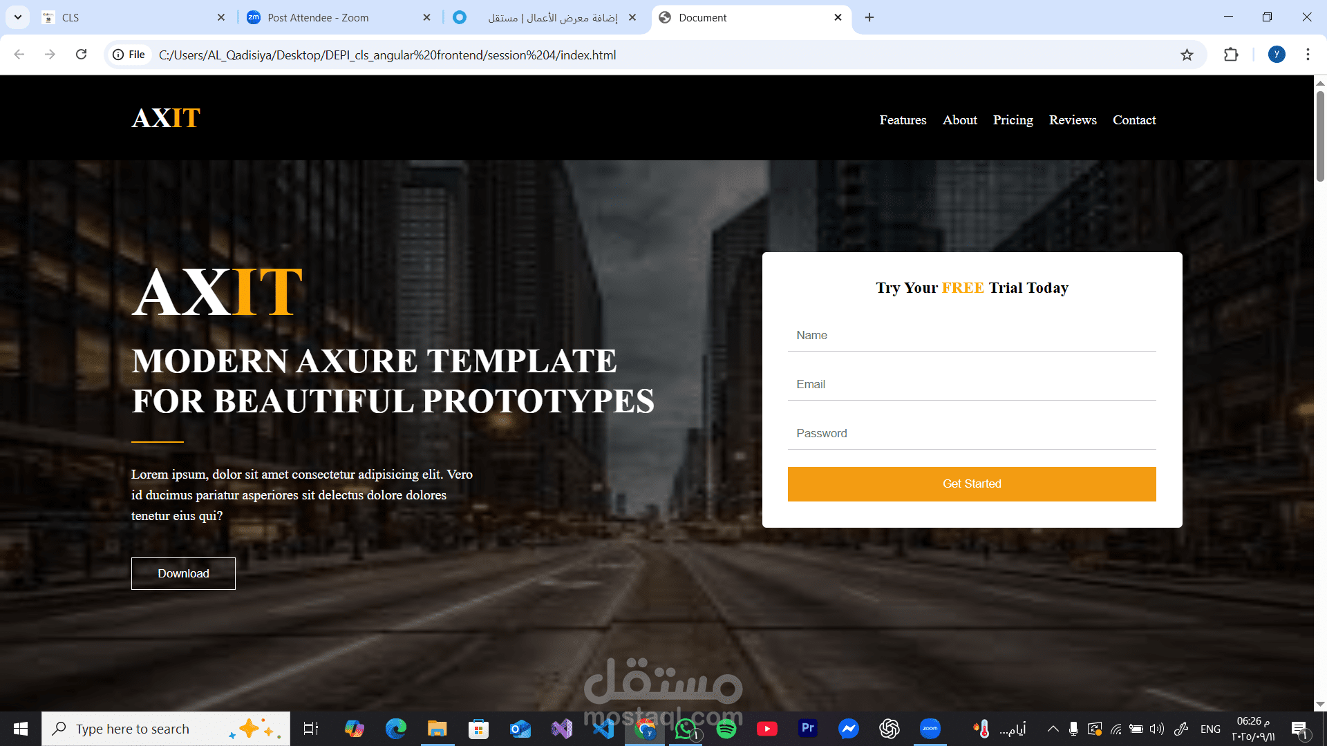 AXIT template