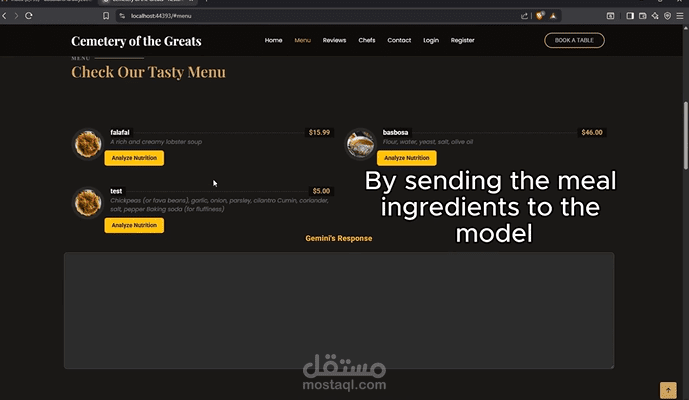 restaurant app