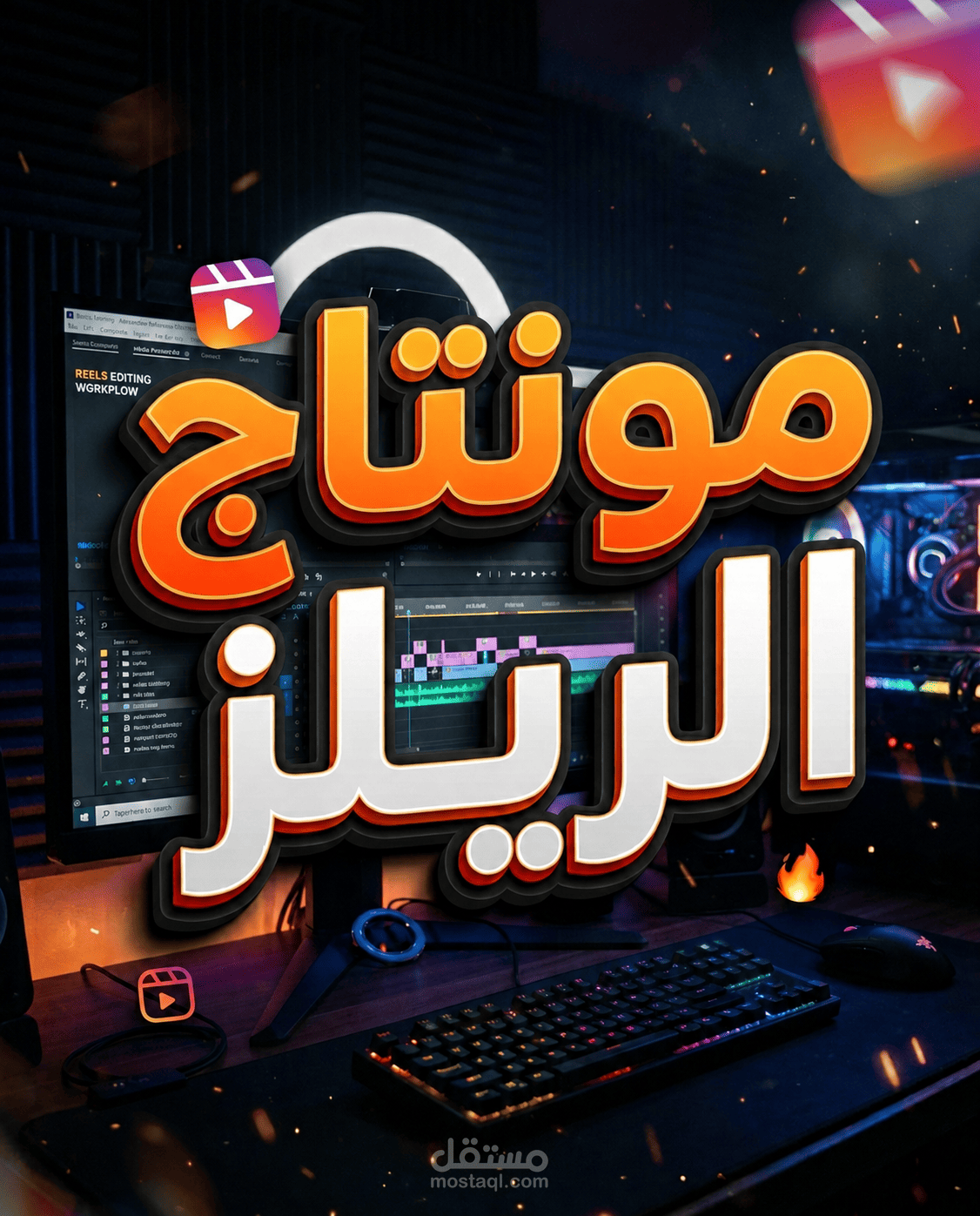 مونتاج ريلز احترافي