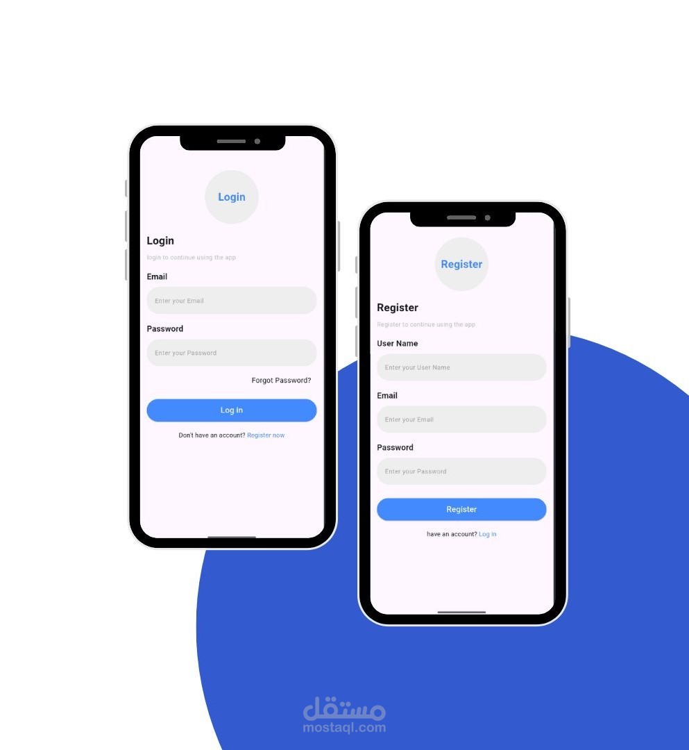 نظام تسجيل دخول وتسجيل مستخدمين باستخدام Flutter وFirebase